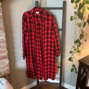 Buffalo plaid dress ❤️🖤❤️🖤